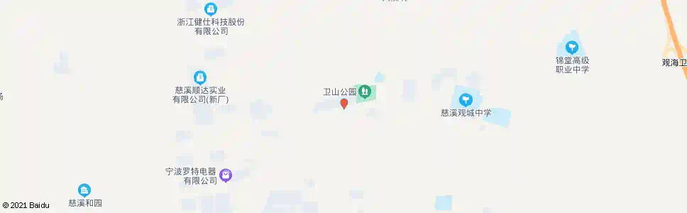 宁波卫山景苑_公交站地图_宁波公交_妙搜公交查询2025