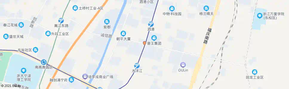 宁波金达路诚信路口_公交站地图_宁波公交_妙搜公交查询2025