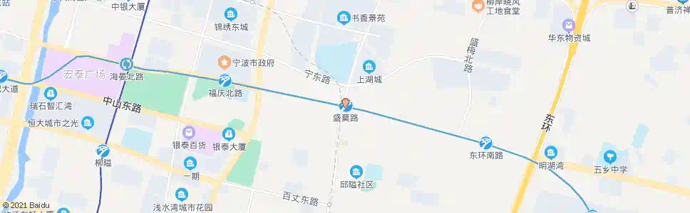 宁波盛莫路站_公交站地图_宁波公交_妙搜公交查询2025