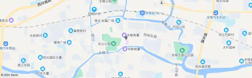 宁波新建公园(华联商厦)_公交站地图_宁波公交_妙搜公交查询2025