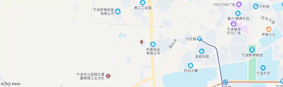 宁波振甬路_公交站地图_宁波公交_妙搜公交查询2025