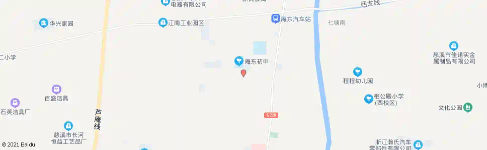 宁波庵东建设路_公交站地图_宁波公交_妙搜公交查询2025
