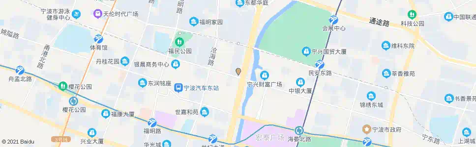宁波江东交警大队_公交站地图_宁波公交_妙搜公交查询2025