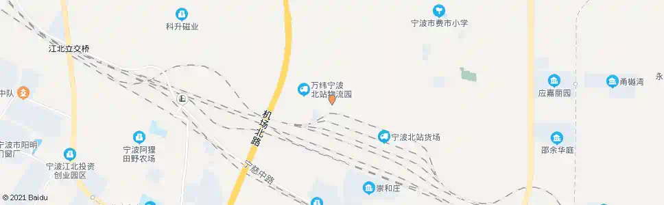 宁波铁路宁波北站_公交站地图_宁波公交_妙搜公交查询2025