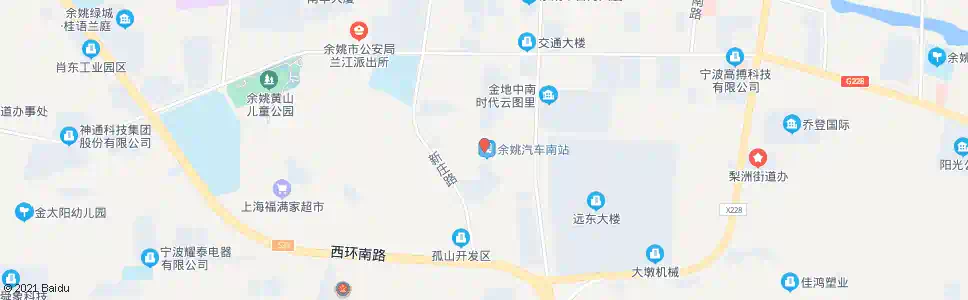 宁波余姚南站_公交站地图_宁波公交_妙搜公交查询2025
