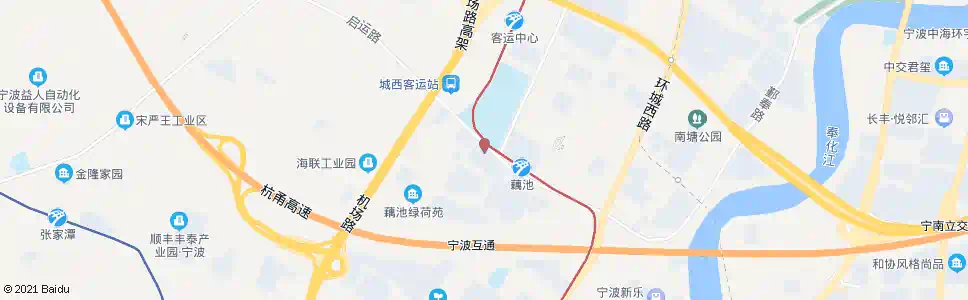 宁波丽园南路启运路口(狮丹努集团)_公交站地图_宁波公交_妙搜公交查询2025
