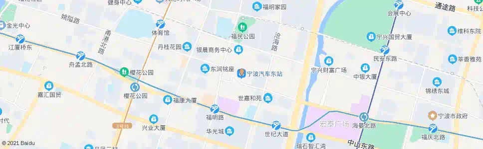 宁波汽车东站始发站_公交站地图_宁波公交_妙搜公交查询2025