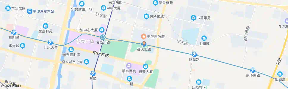 宁波福庆北路站_公交站地图_宁波公交_妙搜公交查询2025
