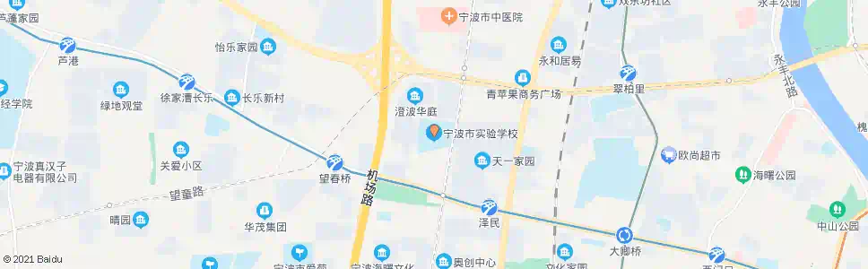 宁波实验学校_公交站地图_宁波公交_妙搜公交查询2025