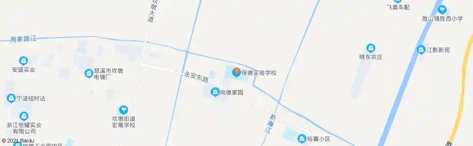 宁波保德实验学校_公交站地图_宁波公交_妙搜公交查询2025