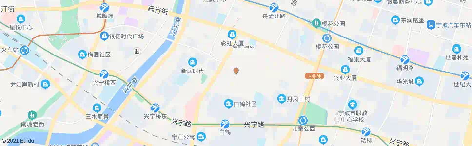 宁波荷花二村(市自来水总公司)_公交站地图_宁波公交_妙搜公交查询2025