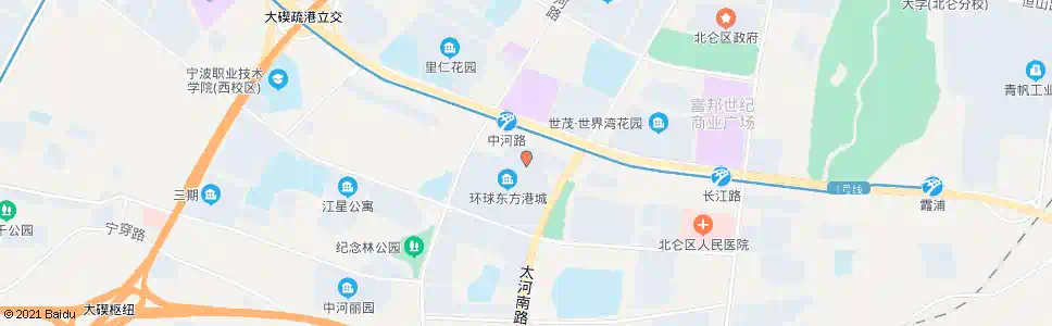 宁波东方港城_公交站地图_宁波公交_妙搜公交查询2025