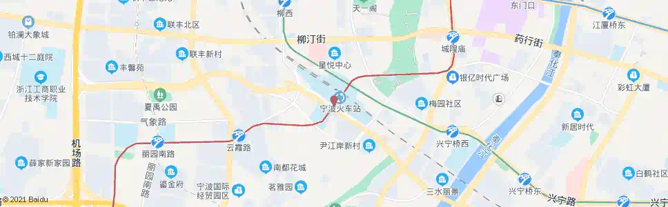 宁波西站(宁海)_公交站地图_宁波公交_妙搜公交查询2025