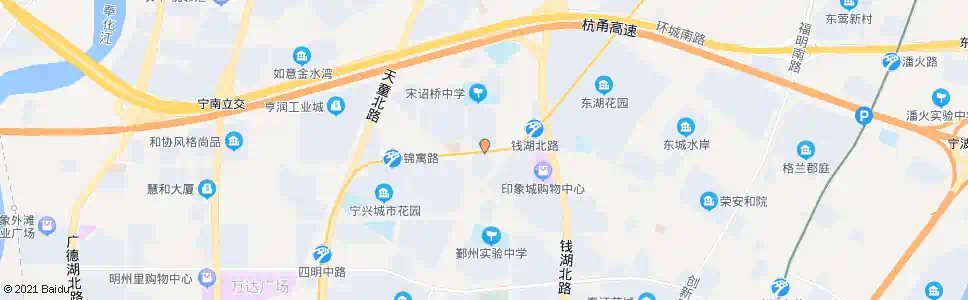宁波中萃家园_公交站地图_宁波公交_妙搜公交查询2025