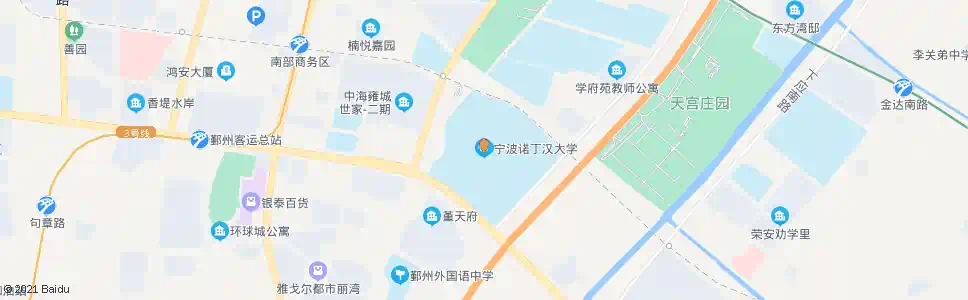 宁波宁波诺丁汉大学_公交站地图_宁波公交_妙搜公交查询2025