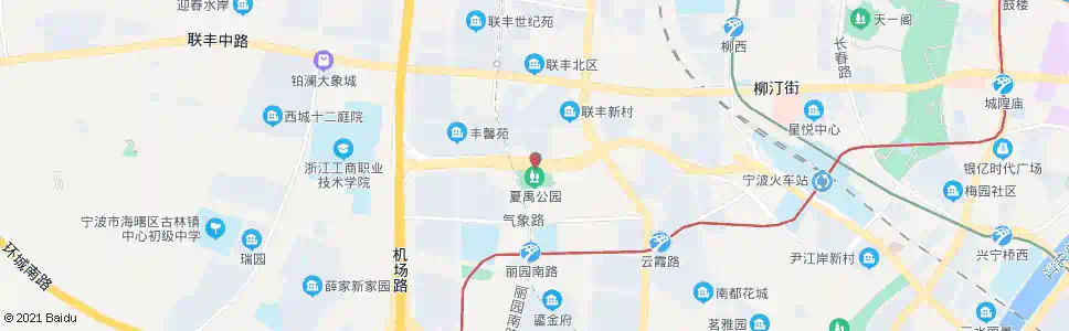 宁波夏禹路丽园南路口_公交站地图_宁波公交_妙搜公交查询2025