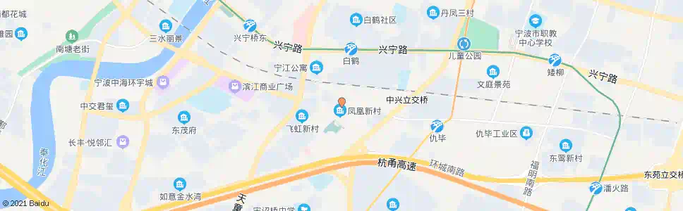 宁波永达路福明立交下_公交站地图_宁波公交_妙搜公交查询2025