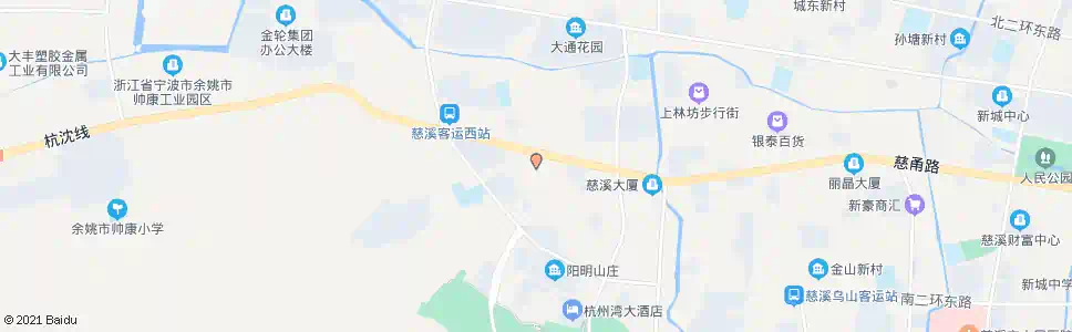 宁波慈百路_公交站地图_宁波公交_妙搜公交查询2025