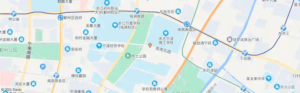宁波鄞州教育中心北_公交站地图_宁波公交_妙搜公交查询2025