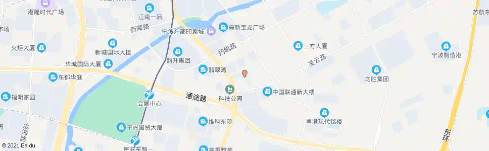 宁波江东科技创业中心_公交站地图_宁波公交_妙搜公交查询2025