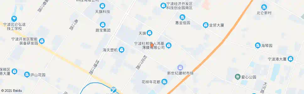 宁波松花江路黄山路_公交站地图_宁波公交_妙搜公交查询2025