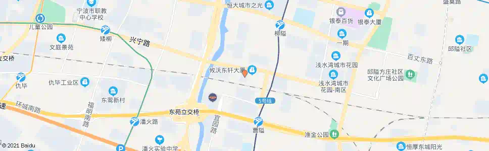 宁波市人力资源大厦(市巡特警支队)_公交站地图_宁波公交_妙搜公交查询2025