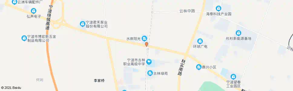 宁波古林夏家_公交站地图_宁波公交_妙搜公交查询2025