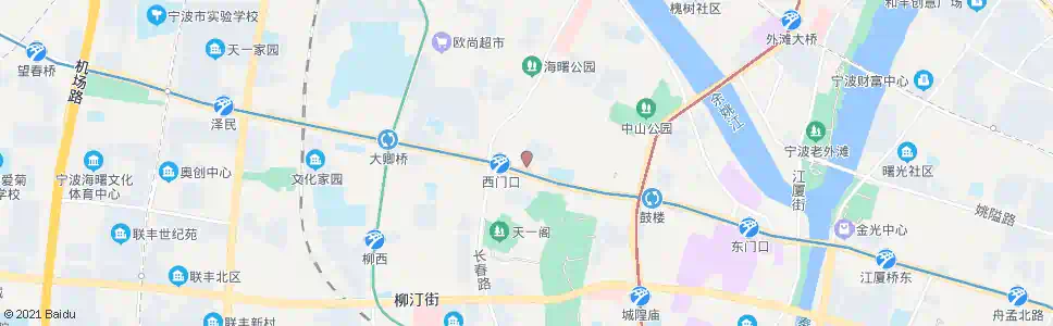 宁波西门口(眼病中心医院)_公交站地图_宁波公交_妙搜公交查询2025