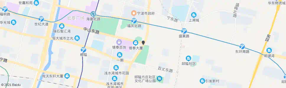宁波福庆北路中山东路口_公交站地图_宁波公交_妙搜公交查询2025
