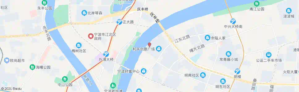 宁波甬江公园_公交站地图_宁波公交_妙搜公交查询2025