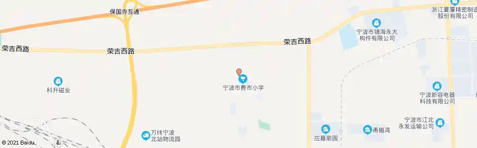 宁波庄桥实验学校_公交站地图_宁波公交_妙搜公交查询2025