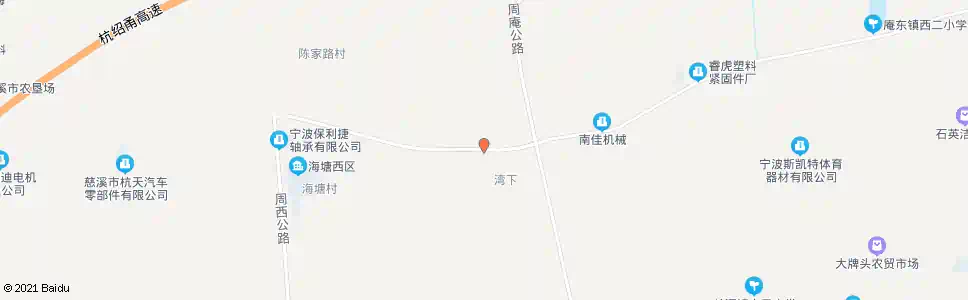 宁波段头湾(路湾)_公交站地图_宁波公交_妙搜公交查询2025