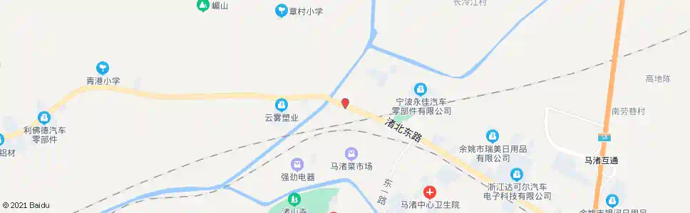 宁波马渚北_公交站地图_宁波公交_妙搜公交查询2025