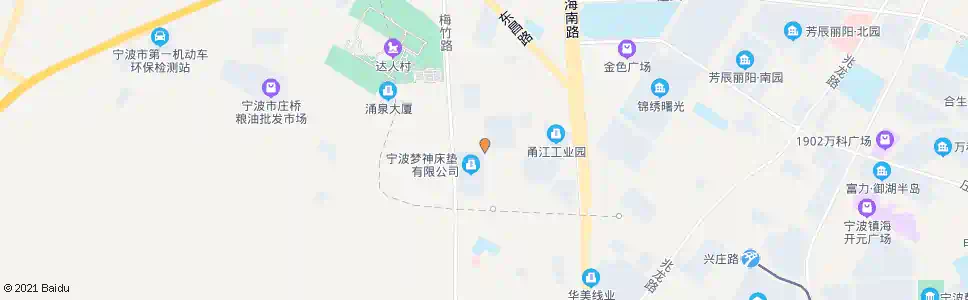 宁波甬江工业区_公交站地图_宁波公交_妙搜公交查询2025