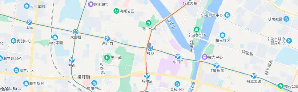 宁波鼓楼_公交站地图_宁波公交_妙搜公交查询2025