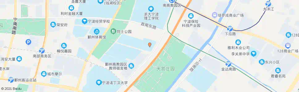 宁波城市学院生活区_公交站地图_宁波公交_妙搜公交查询2025