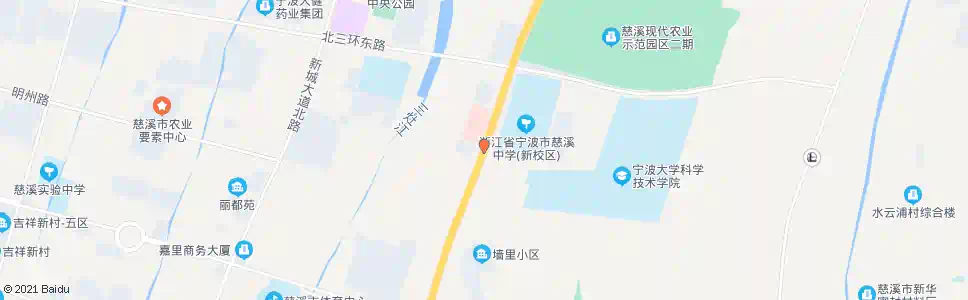 宁波妇保医院(慈溪中学)_公交站地图_宁波公交_妙搜公交查询2025