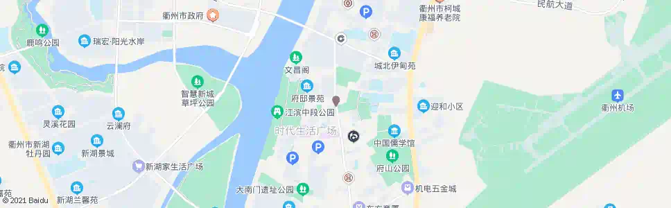 衢州县学街_公交站地图_衢州公交_妙搜公交查询2025