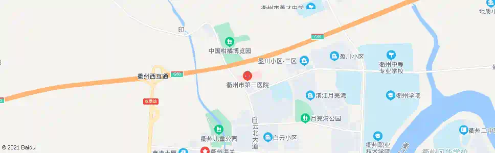 衢州第三医院_公交站地图_衢州公交_妙搜公交查询2025