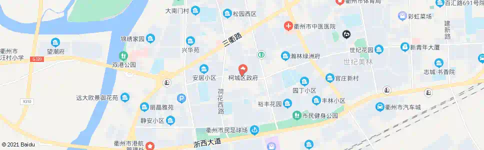 衢州人民医院(原人民医院后门)_公交站地图_衢州公交_妙搜公交查询2025