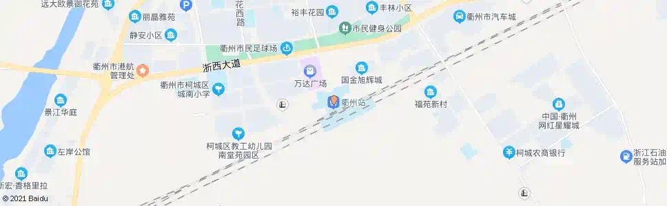 衢州世通锦绣花园_公交站地图_衢州公交_妙搜公交查询2025
