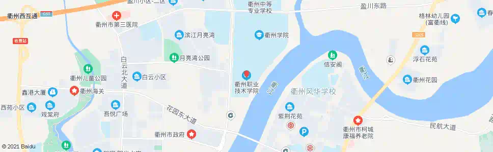 衢州衢州职业技术学院_公交站地图_衢州公交_妙搜公交查询2025
