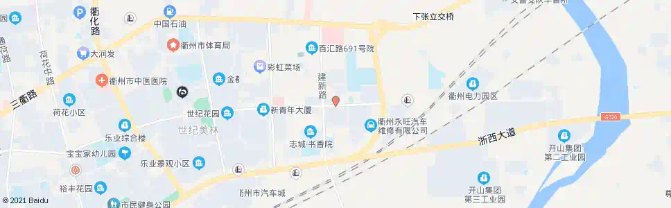 衢州杨家田铺_公交站地图_衢州公交_妙搜公交查询2025