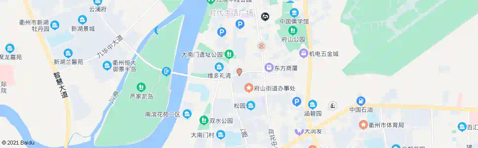 衢州南湖公园_公交站地图_衢州公交_妙搜公交查询2025