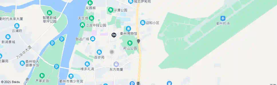 衢州府山公园_公交站地图_衢州公交_妙搜公交查询2025