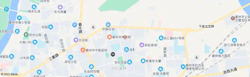 衢州金都花园_公交站地图_衢州公交_妙搜公交查询2025