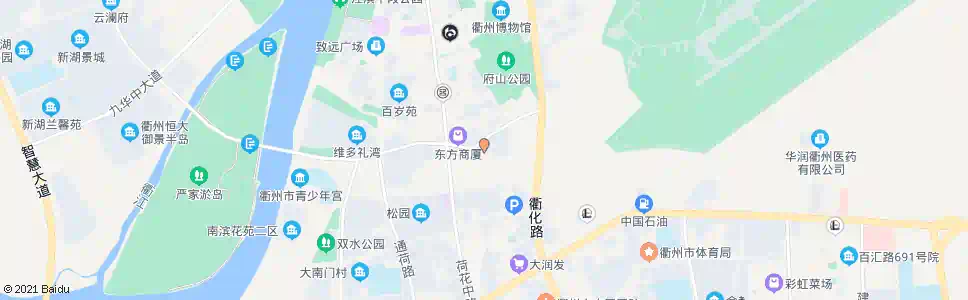 衢州南湖广场_公交站地图_衢州公交_妙搜公交查询2025