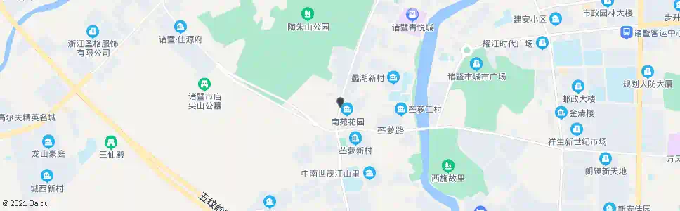 绍兴诸暨卫校_公交站地图_绍兴公交_妙搜公交查询2025