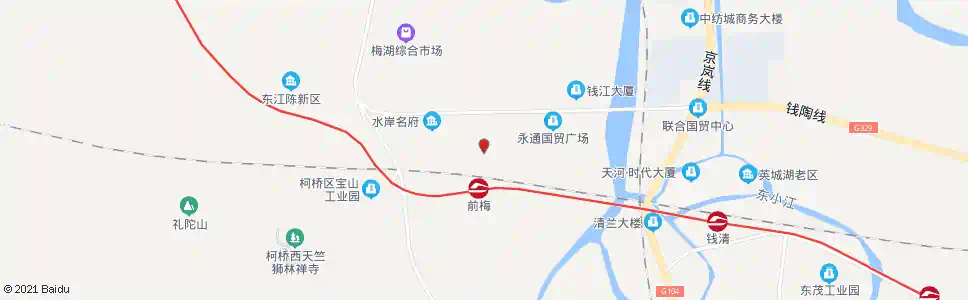 绍兴钱清中学(钱清派出所)_公交站地图_绍兴公交_妙搜公交查询2025