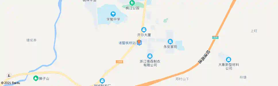 绍兴枫桥新汽车站_公交站地图_绍兴公交_妙搜公交查询2025